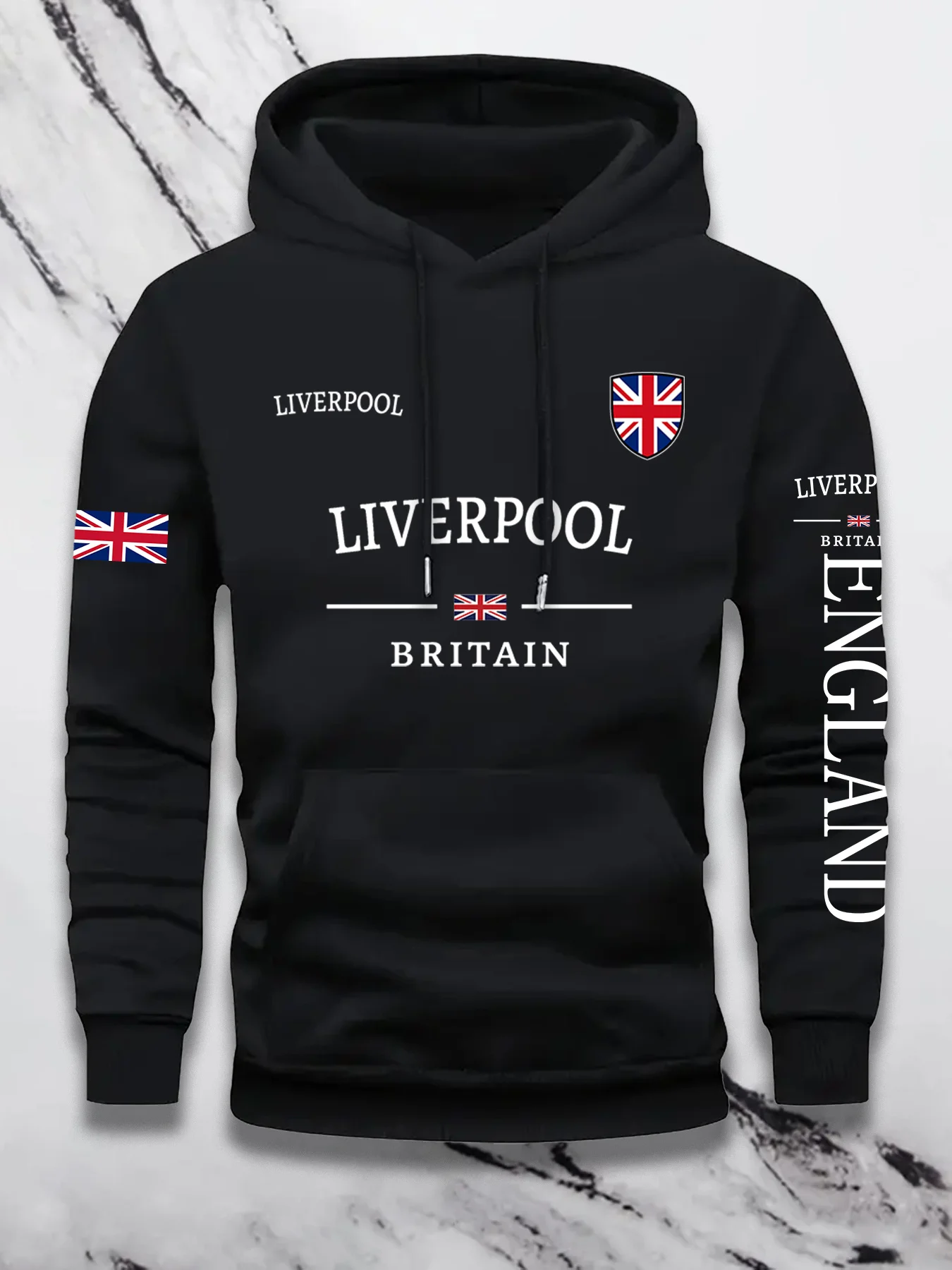 Der neue Herren-Hoodie für Frühling und Herbst 2025, bequem, weich, lässig und modisch, mit Buchstabendruck für Streetwear