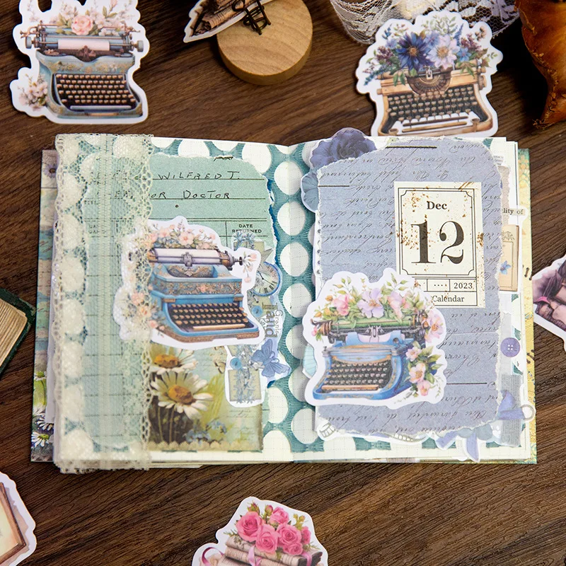 30pcs/1lot Kawaii Scrapbook Stickers A Time for Books Scrapbooking Supplies diary Planner Decorative Stationery Sticker