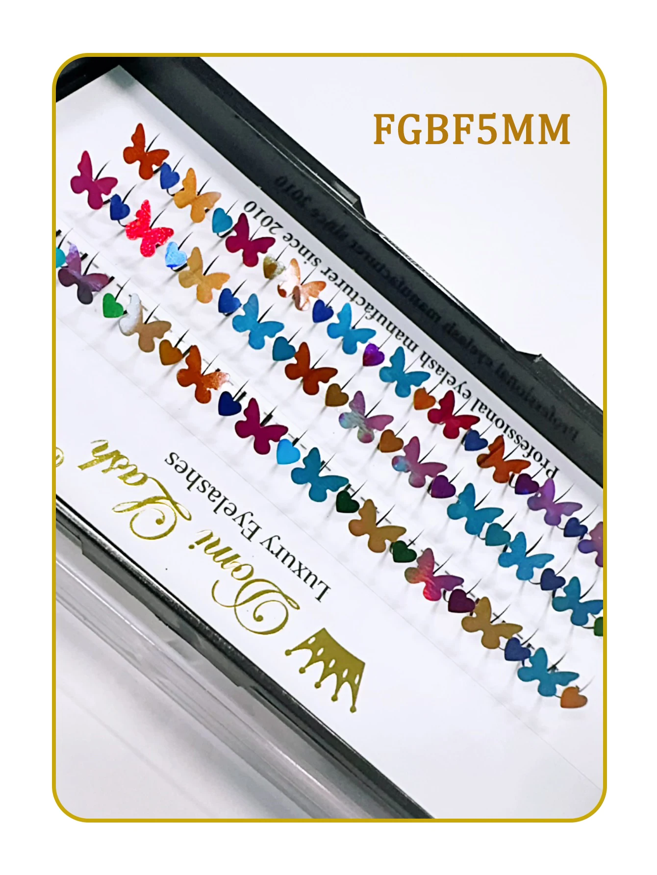 Domi 3D Glitter False Eyelashes Christmas Individual Lash Clusters Halloween Party Makeup Lash Mink Natural Fairy Spike Lashes