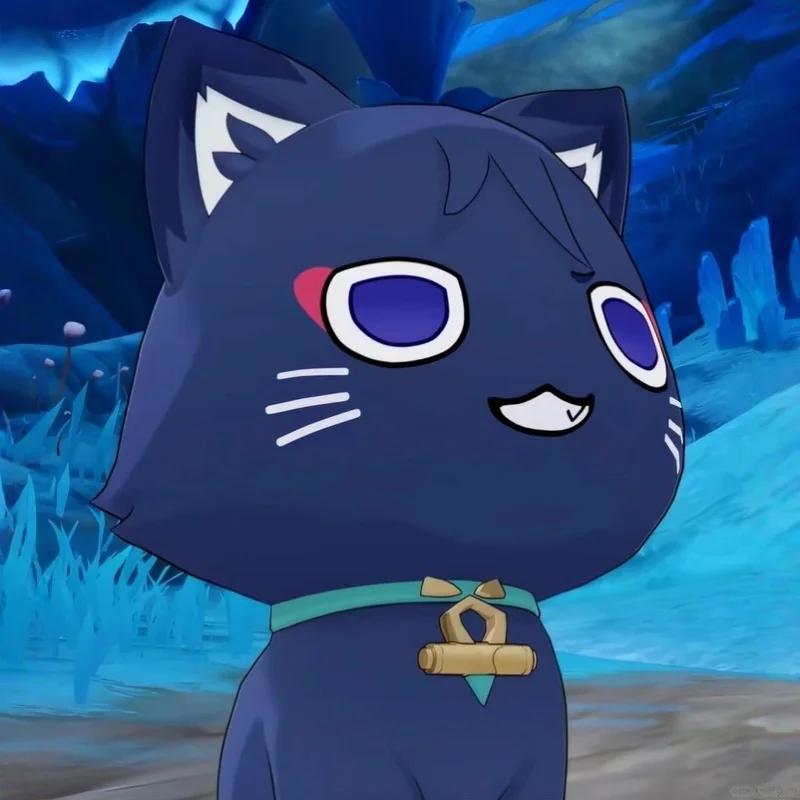 

Mihoyo Official Game Genshin Impact Wanderer Plush Pendant The Stray Cat In The Story Cartoon Doll Anime Prop Cosplay Xmas Gifts
