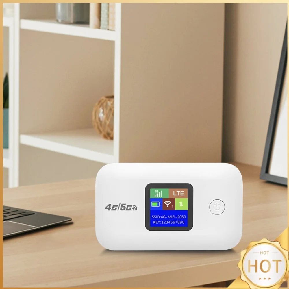 Pocket Wireless WiFi 150Mbps Portable Wireless Modem 3000mAh Mobile Pocket WiFi Router with SIM Card Slot 4G Pocket WiFi Router