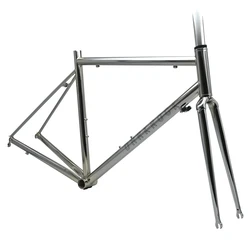 Gravel Bicycle Frame Cr-Mo Steel 4130 Frame with Fork  700C*25c Road Bike Frameset 47/50/53cm For Road Bicycles