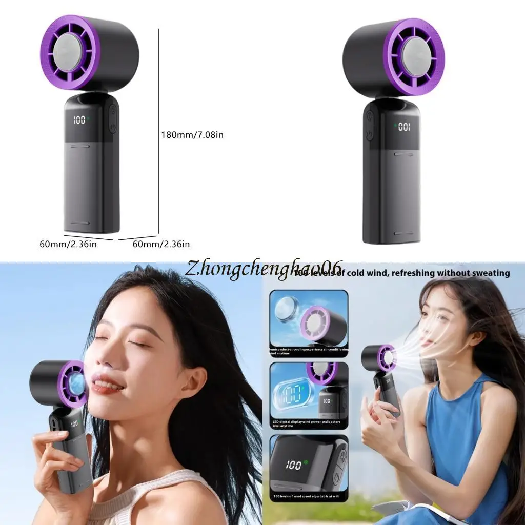 

Портативный открытый ручный вентилятор 0-100 Скорость мини-охлаждение USB Перезаряжаемое управляющее охлаждающее вентилятор с