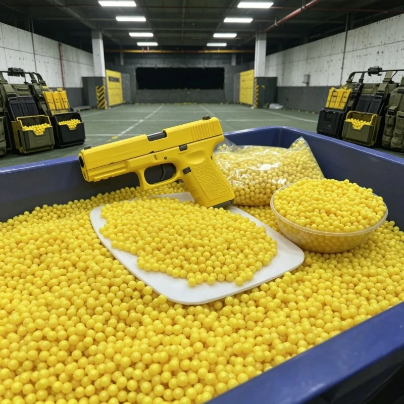 Pistola de Juguete Estándar de 6MM para Paintball, Modelo G18, con Caja de Almacenamiento, Pistola de Bolas de Plástico de Seguridad M4A1, Escopeta de Bolas BB, Pistola de Precisión
