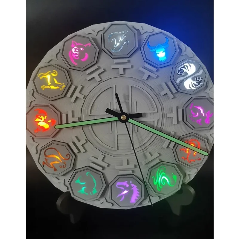 

Jackie Chan Adventures, супер крутой брелок со знаком зодиака 12, светящийся амулет с 3D принтом, каменный кулон, забавный декоративный подарок на день рождения