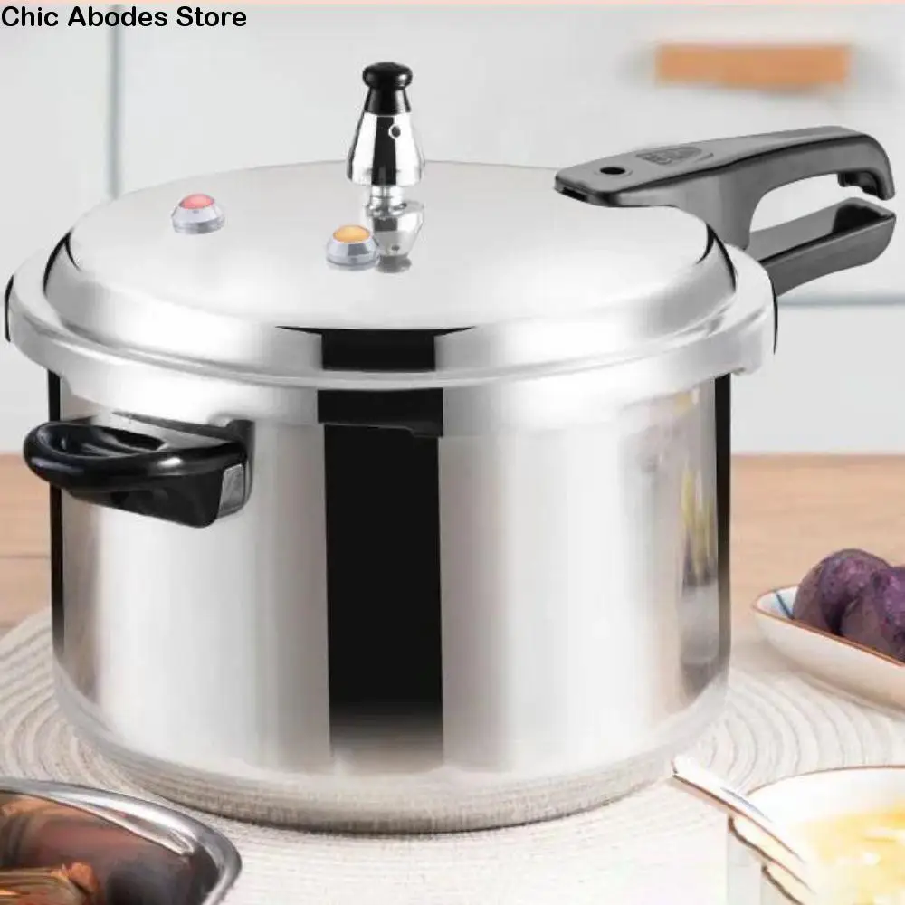 

Durable 3 Liter Gas Stove Pressure Cooker Explosion Proof Aluminium Alloy Pressure Pot Mini Thickened Soup Pot Kitchen