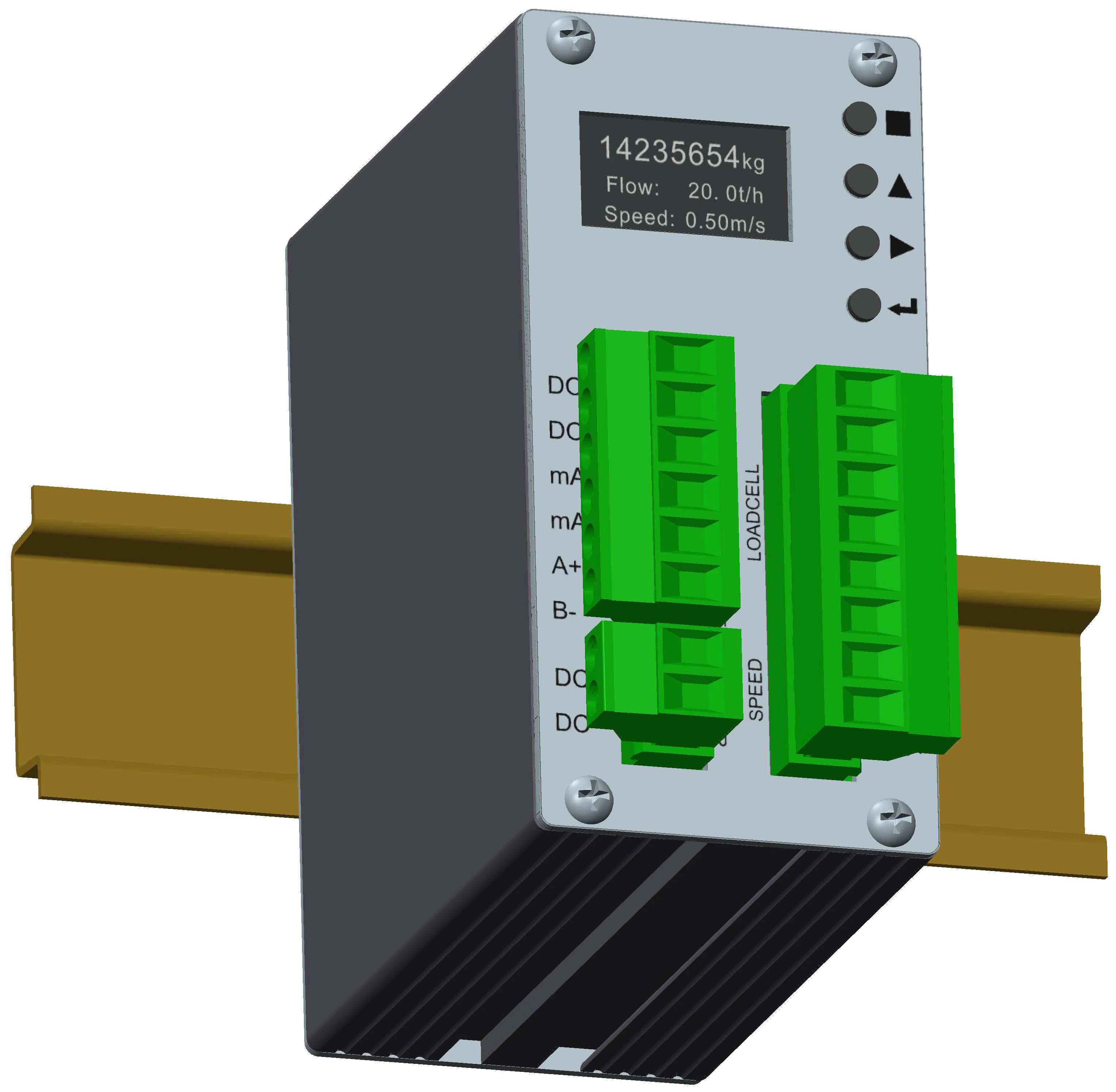 

Mini Controller for Belt Weighfeeder Can Work with HMI Display