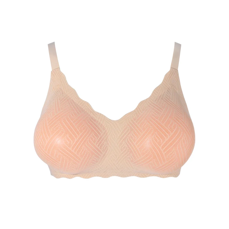 

2026 Women's 2-in-1 Silicone Breast Hook fixed silicone pad Invisible Prosthesis Cosplay Queen Large Chest Fake Breast