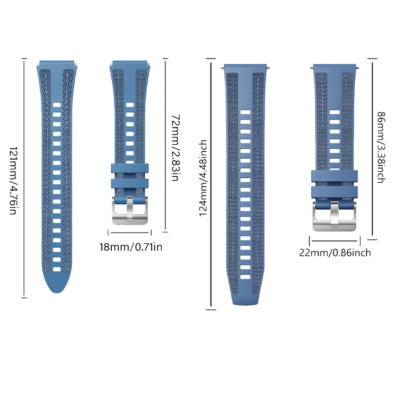 Silicone Wriststrap Replacement Quick Release Bracelet Watch Silicone Band Breathable Strap for HUAWEI WATCH GT5 41mm/46MM