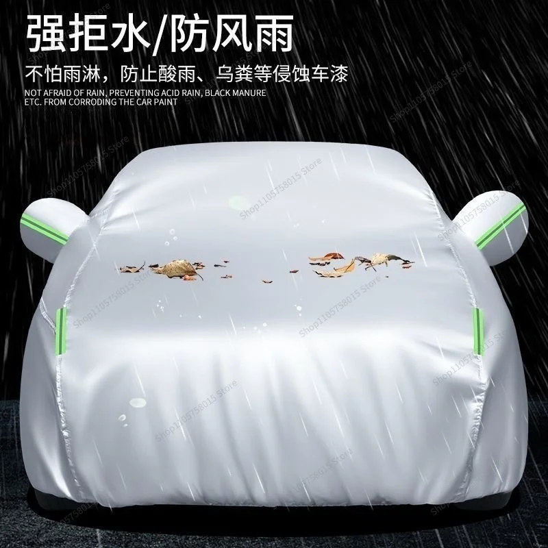 For Car Clothes, Car Cover, Rain Protection, Sun Protection, Heat Insulation, Four Seasons Thickened 210D Oxford Cloth Full