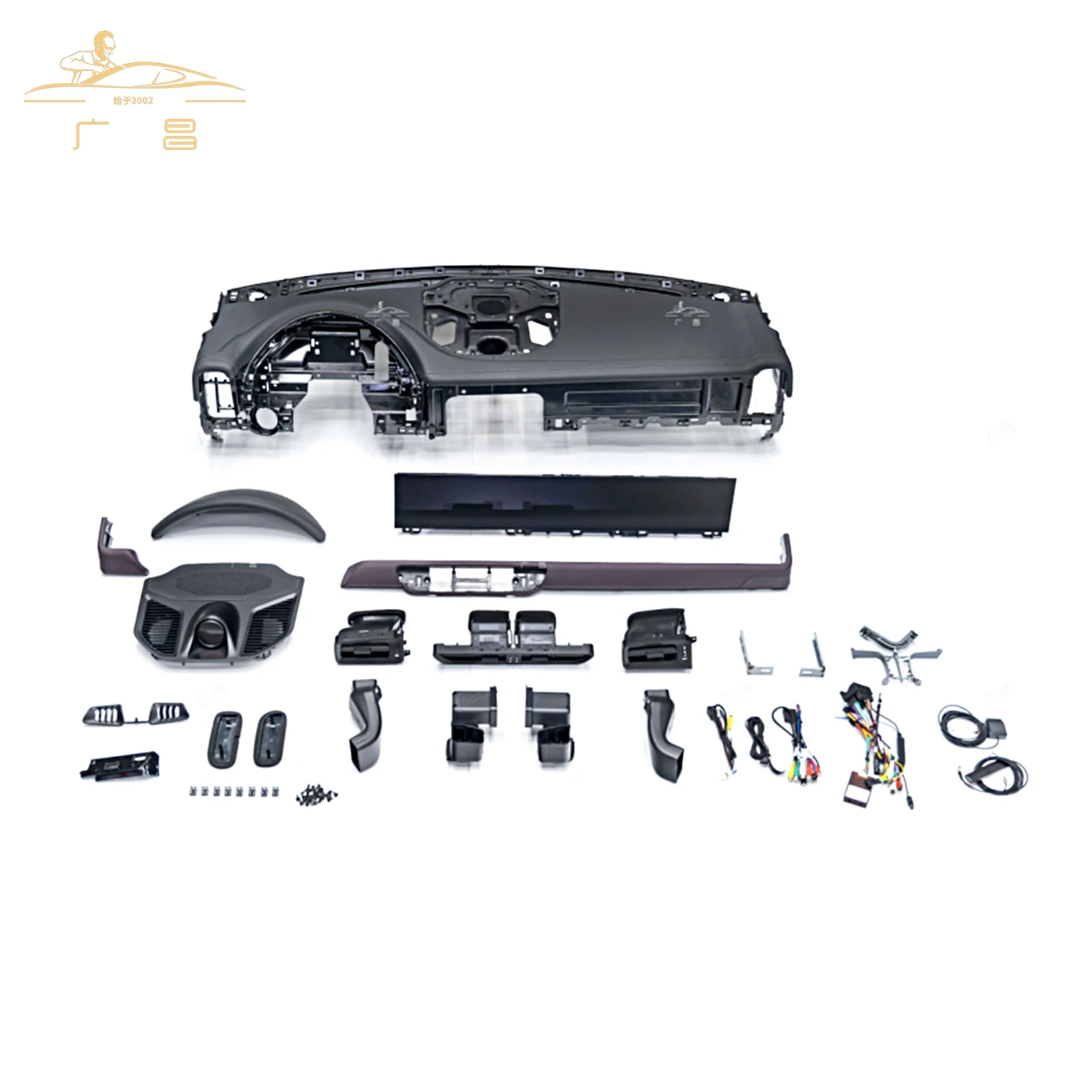 For Porsche Cayenne 2011-2017 Interior  Modification 958.1 958.2 to 2025 9Y0.2 Led Screen Cover Fit for Interior Car Dashboard