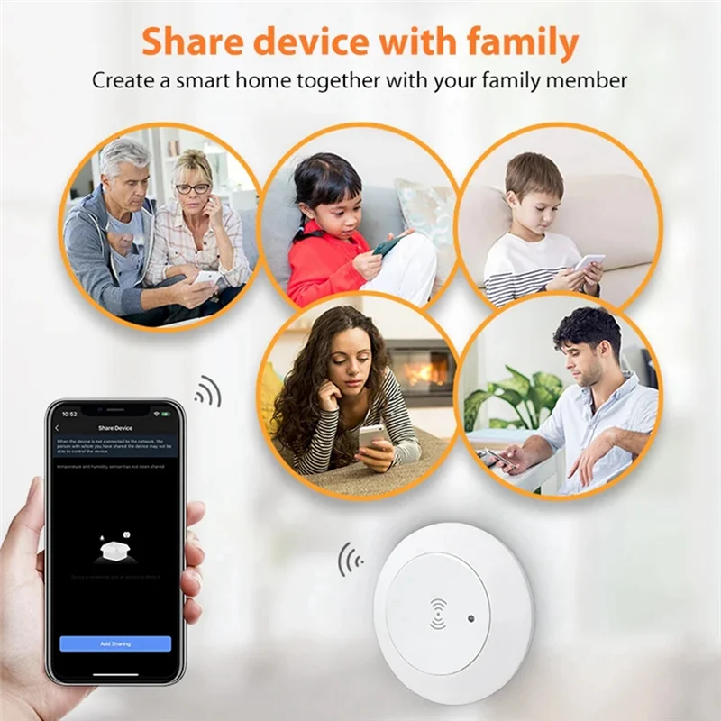 HFES Tuya Wifi 24 グラム Mmwave レーダースマート人間の存在照明検出器サポートライトスイッチ 95-250V