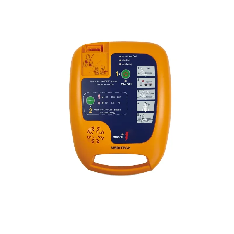 Hot Sale Price Emergency Medical First Aid Kit Fully Auto Shock AED Defibrillator Portable Automated External Defibrillator