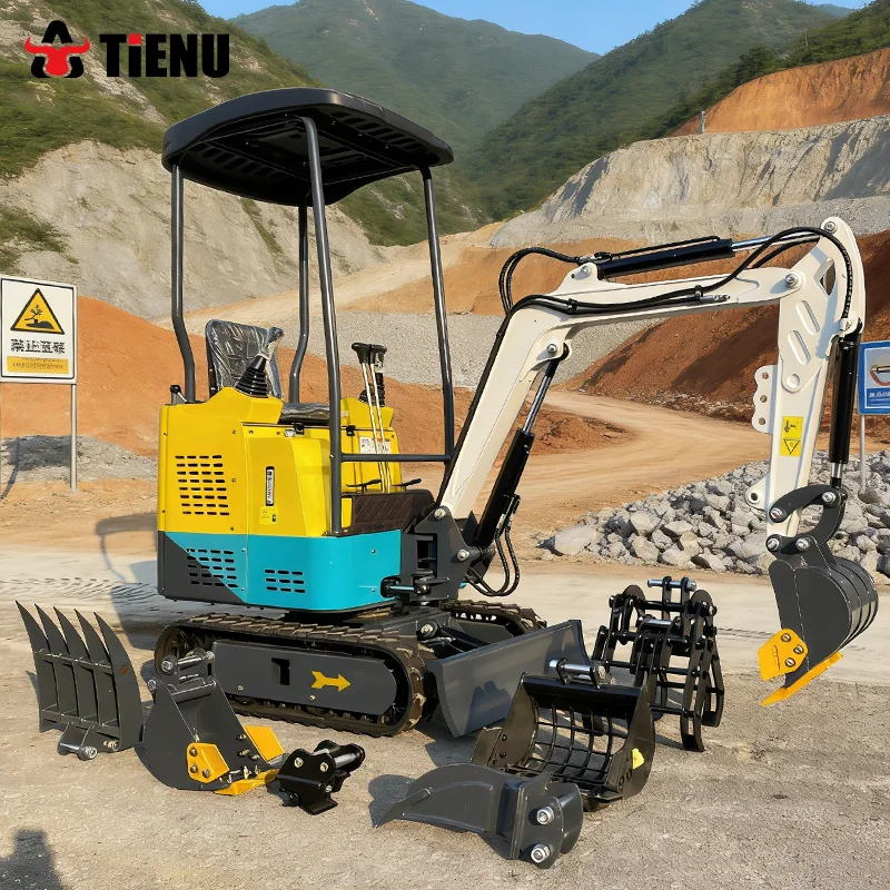 

Mini Tracked Excavator Brand-name Engine Meets Euro 5 Emission Standards EPA Certified Minibagger Earthmoving Machinery