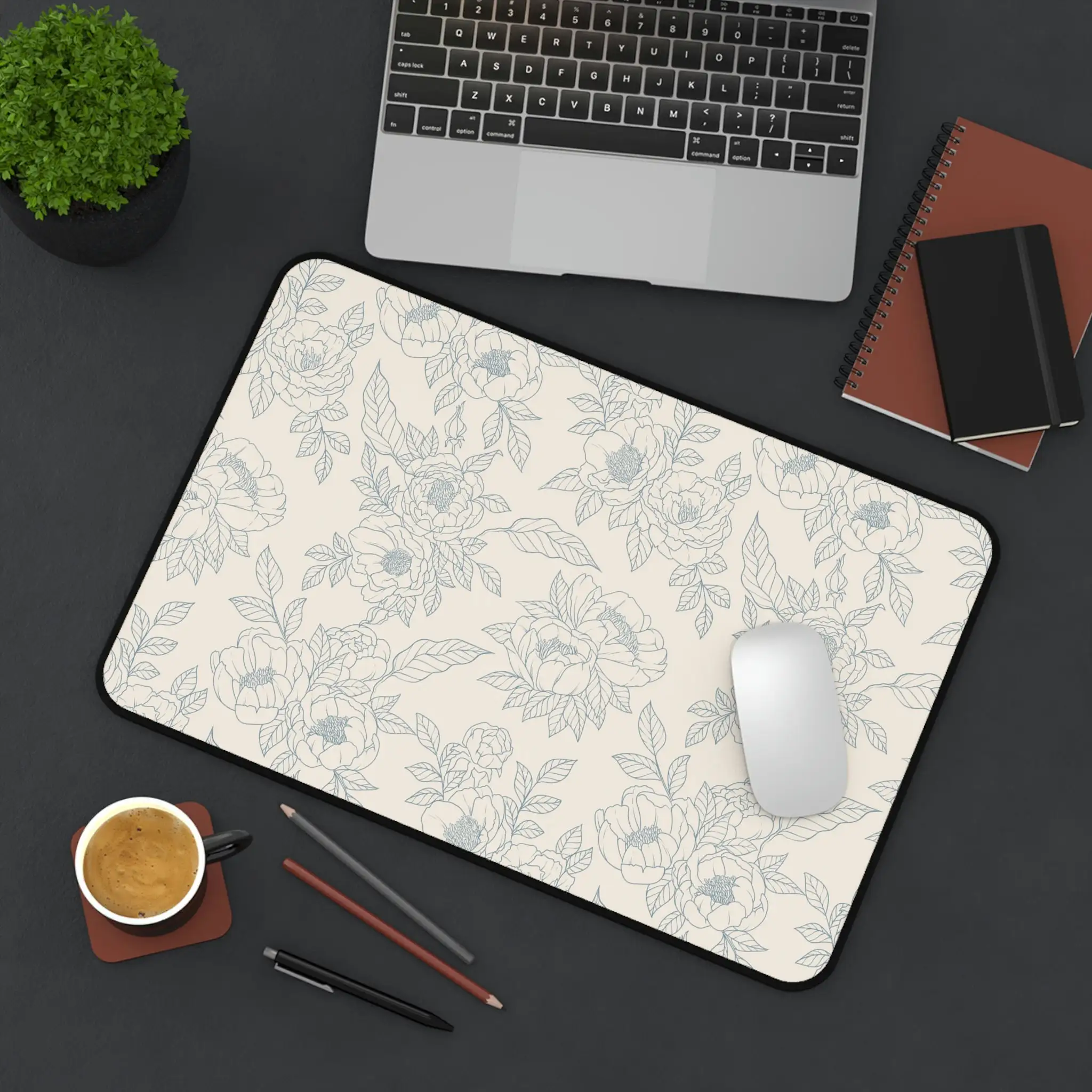 

Minimalist Floral Pattern Desk Mat, Perfect for Home Office Decor, Student Gifts, Autumn Decoration, and Autumn Vibes Mouse Pad