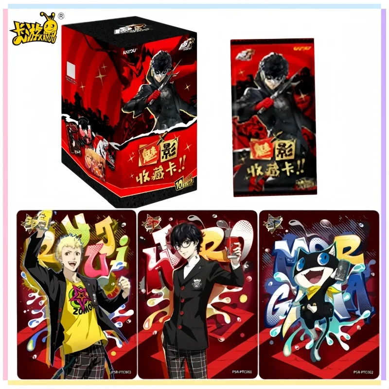 KAYOU Genuine Persona 5 Royal Phantom Treasure Series LR Producer Printed Signature Card Anime Trading Collectible Card Toy Gift