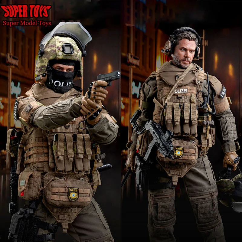 KING'S Toys KT8006 1/6 Male Soldier Full Set German Police Special Operations Assault Team 12