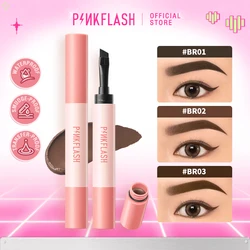 PINKFLASH Waterproof Eyebrow Pomade Enhancers Long-lasting Smooth Quick-drying 3 Colors Eye Brow Gel Tinted Makeup Cosmetics