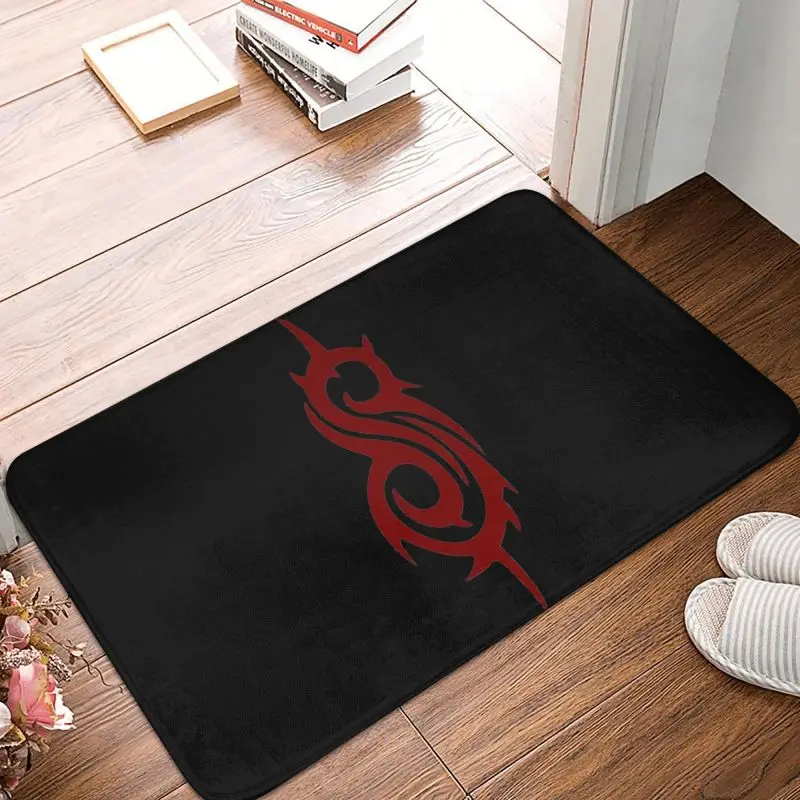 Slipknots Heavy Metal Front Floor Door Entrance Mat Indoor Rock Music Kitchen Bathroom Doormat Balcony Carpet Rug