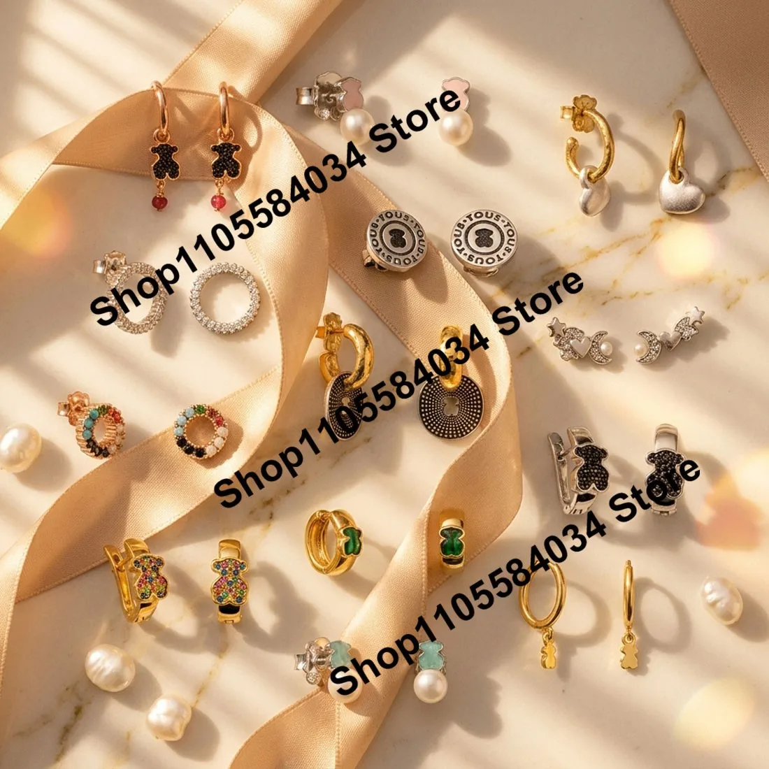 

The Latest Pearl Paired Animal Shaped Earrings For The Summer Of 2026, Ins Style Holiday Gifts