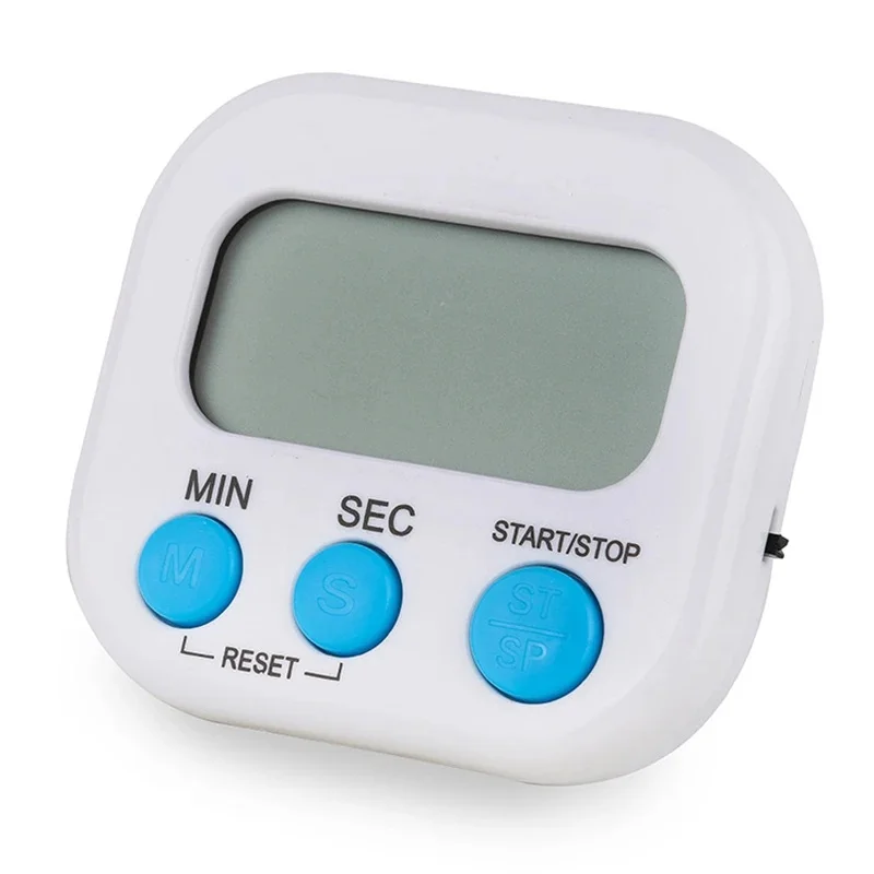 Compact Multi‑purpose Digital Timer, Electronic Count‑down Reminder Stopwatch with Power Switch, Mini Timer for Kitchen Cooking