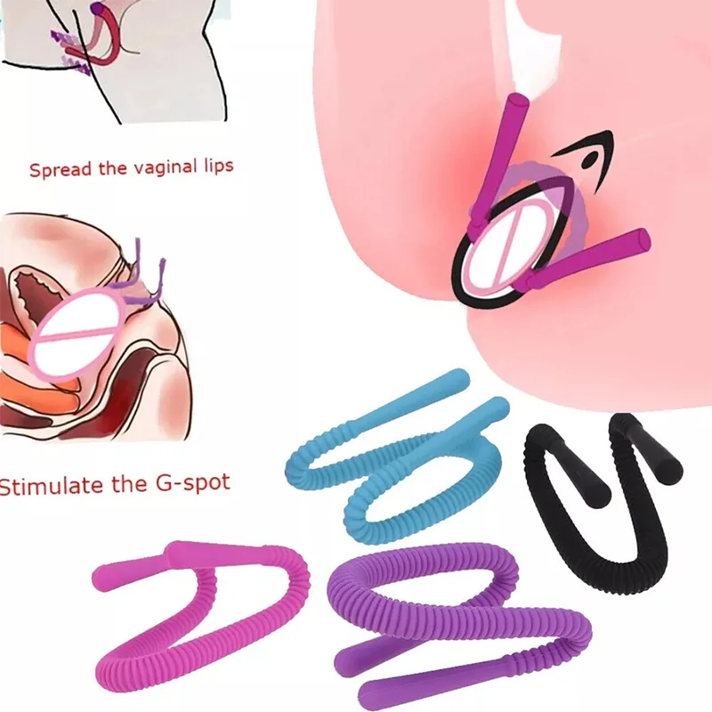 الشفرين المشابك كس مفرشة سيليكون بقعة البظر تحفيز BDSM عبودية الجنس اللعوب المهبل منظار الشفاه المشبك المهبل انتشار