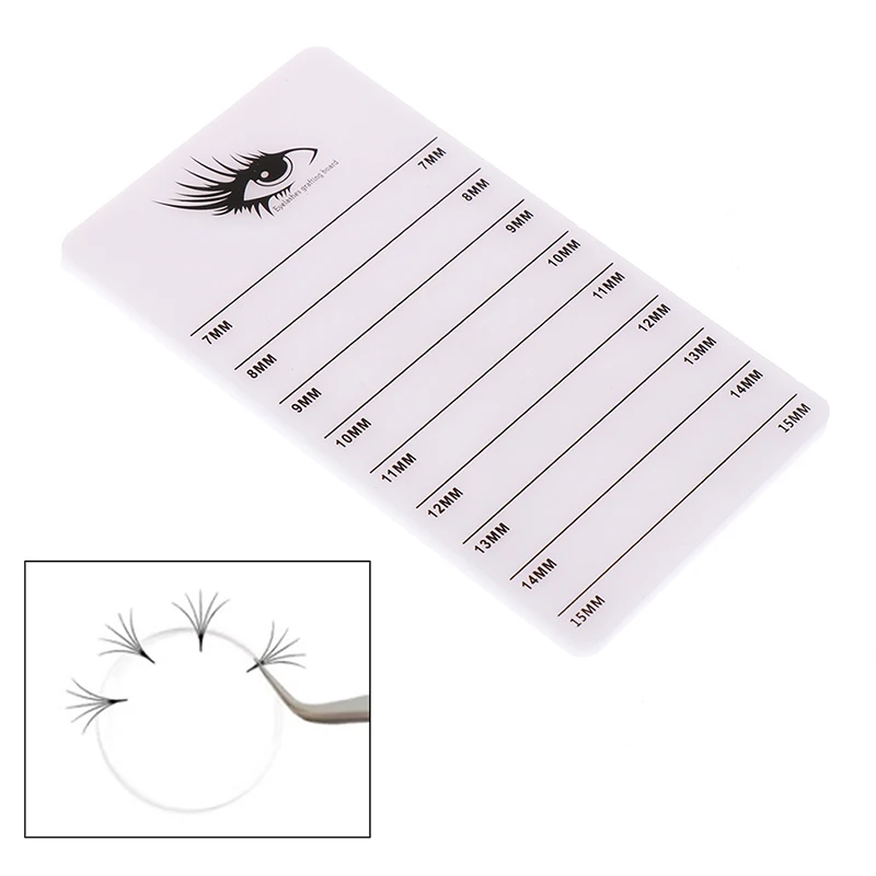 Adjustable Wrist Strap Acrylic Eyelash Extension Palette False Lash Hand Tray Holder Pad