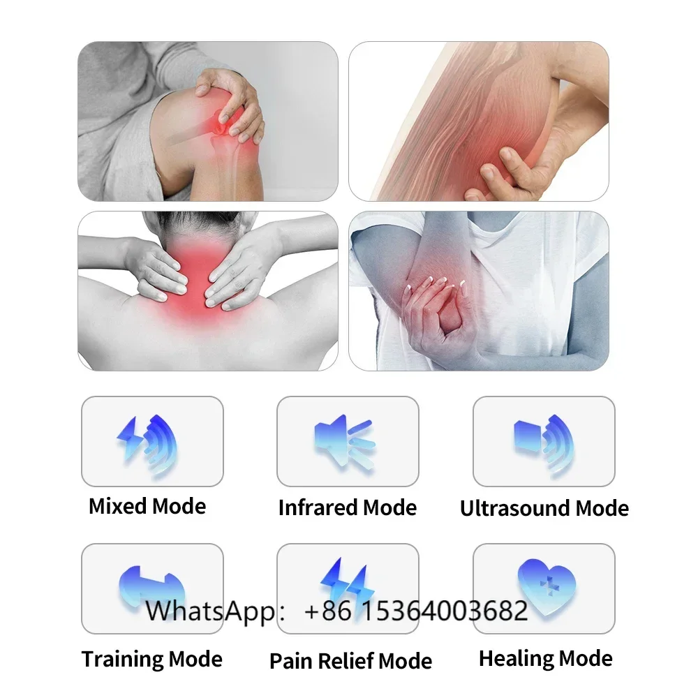 

Suyzeko Handheld Ultrasound Physical Therapy Equipment Pain Relief Muscle Healing Bone Repairing EMS TENS Stimulation Device