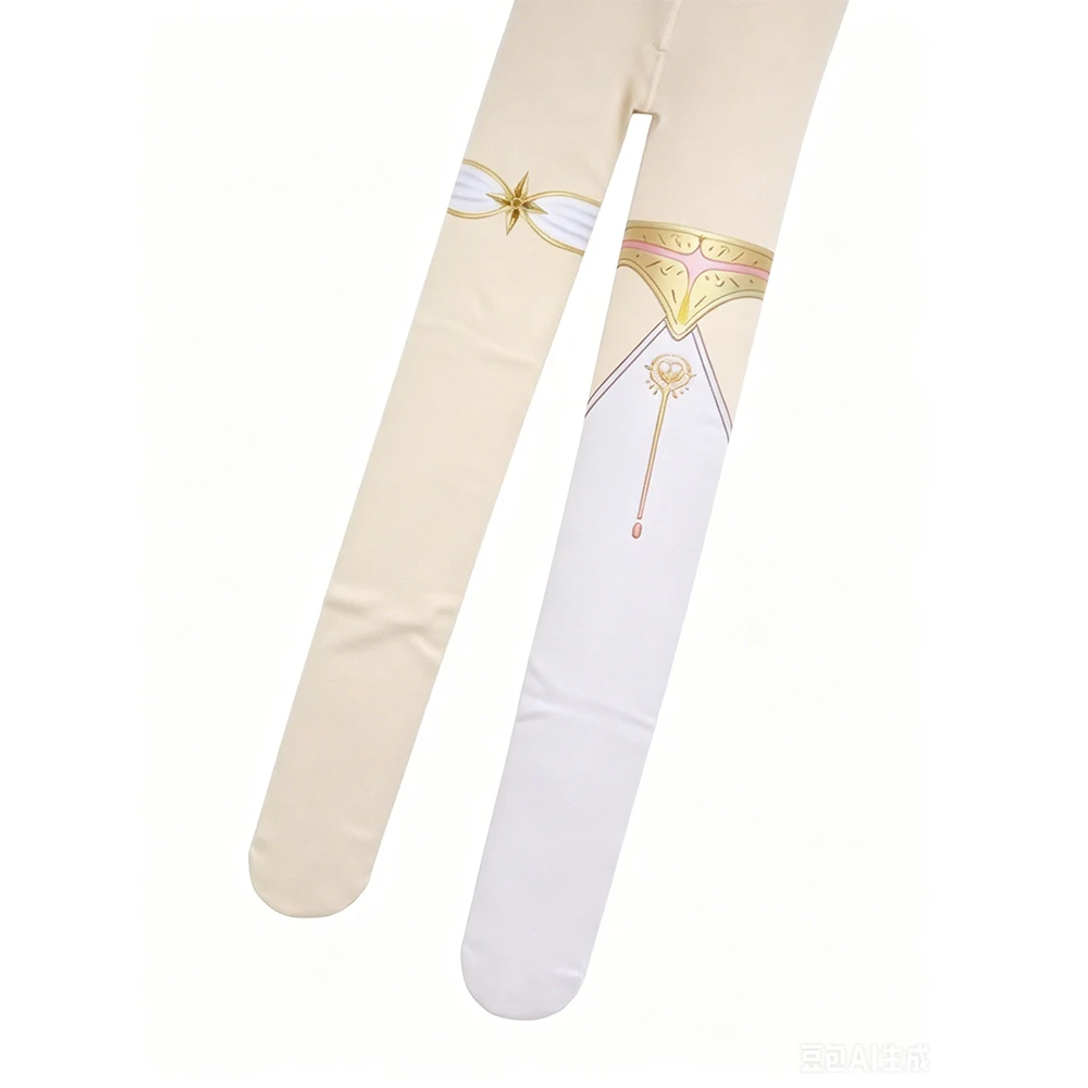 Wuthering Waves Aemeath Cosplay Thigh High Socks Anime Pantyhose Elastic Stockings