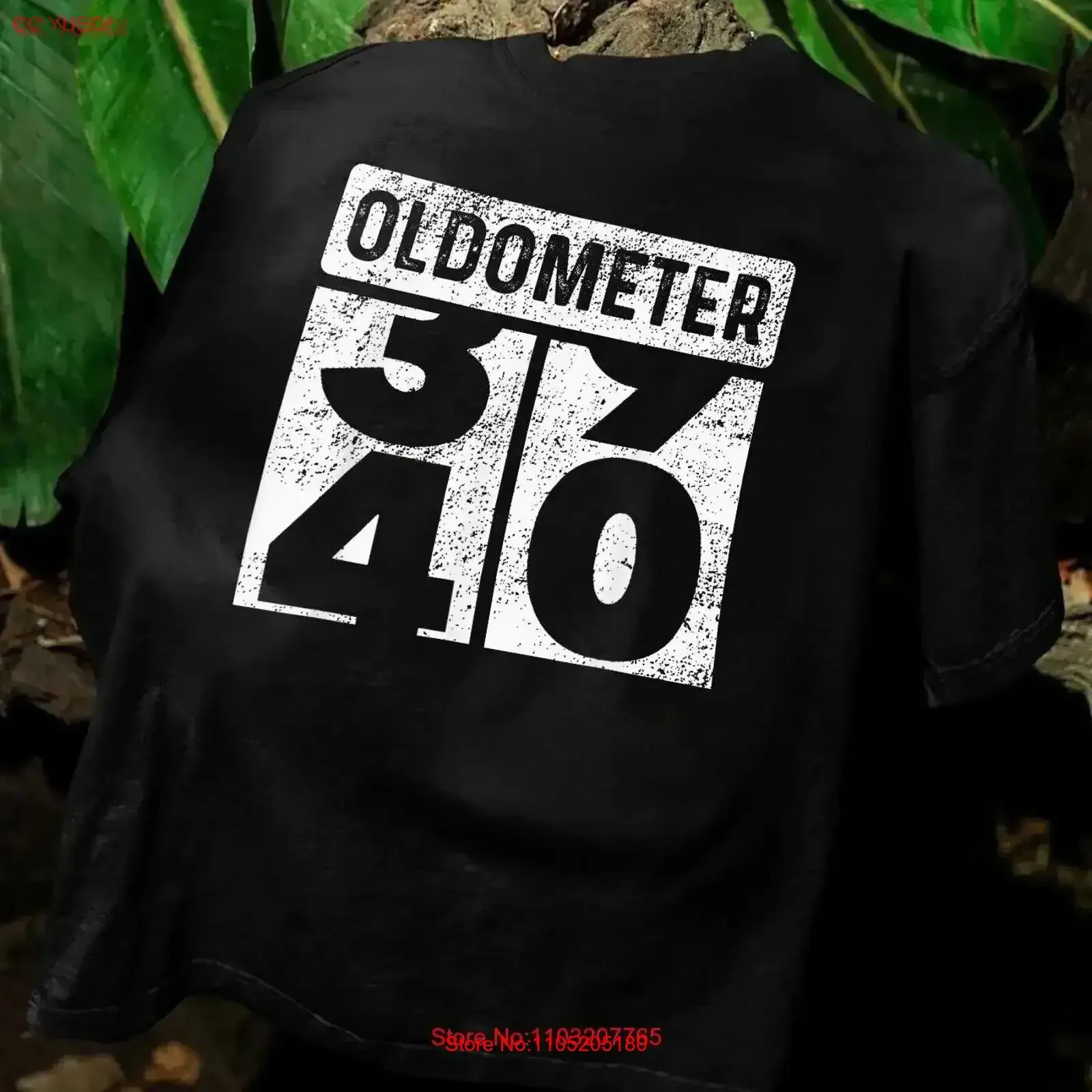 Oldometer 40th Birthday T Shirt Funny 40 Years Old Joke vintage Washed Comfortable Versatile designer clothes Casual Stretched