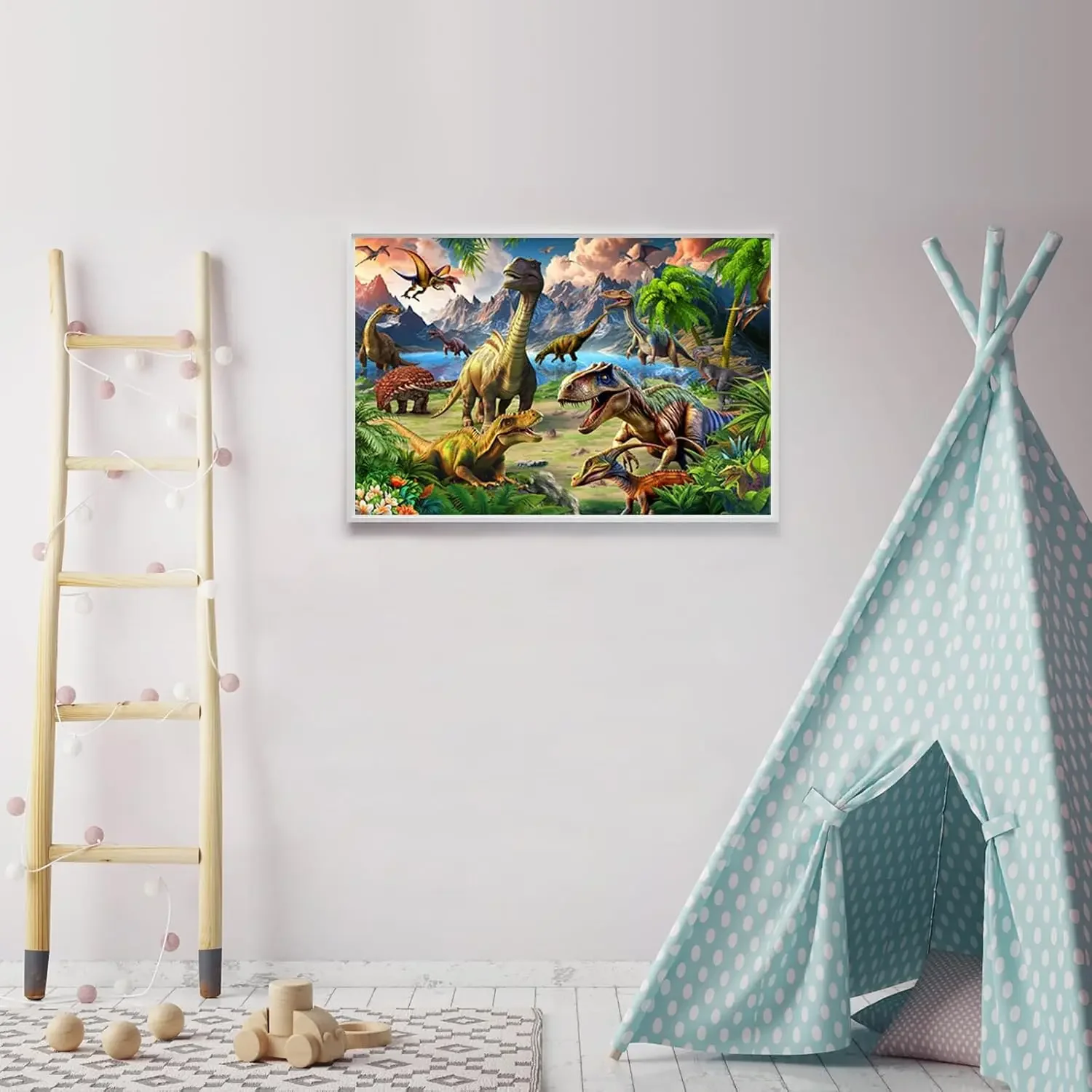 1000/500/300 peças dinossauro mundo quebra-cabeças de madeira desafiadores jogos de atividades familiares para sala de jogos quarto sala de estar