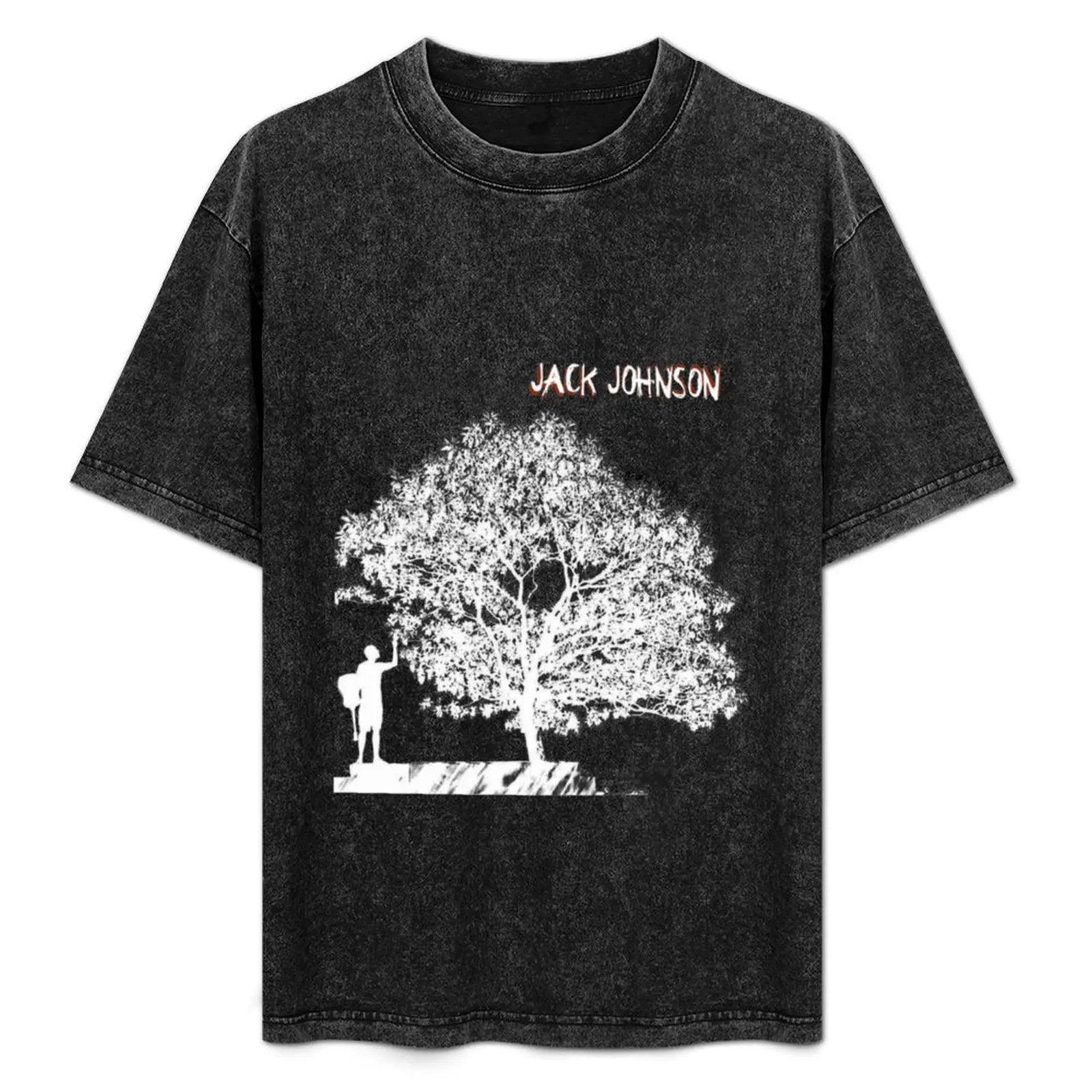Jack Johnson T-Shirt Retro Style Print Casual Top