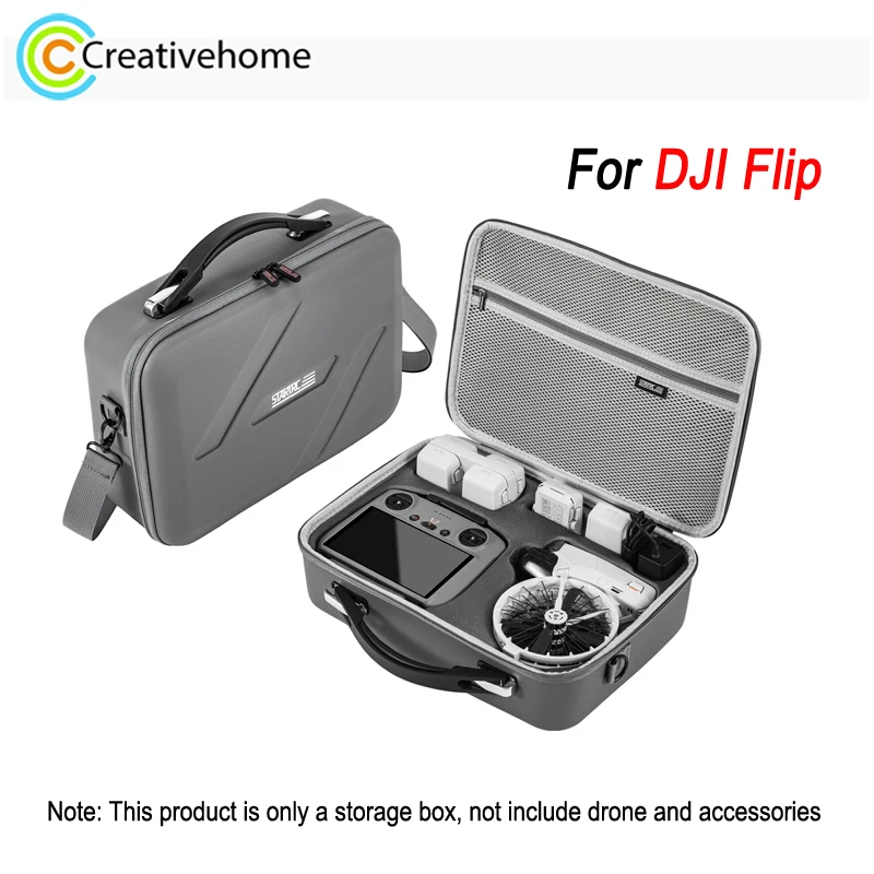 

Коробка для хранения STARTRC для DJI Flip Drone и аксессуаров, устойчивый к давлению водонепроницаемый защитный чехол, сумка с плечевым ремнем
