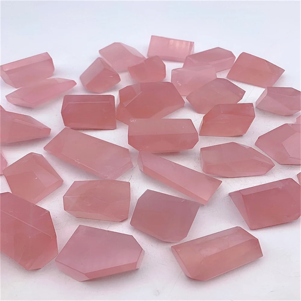 

High Quality Natural Crystal Rose Quartz Freeform Crafts Gorgeous Healing Ore Home Decoration Ornament Gift