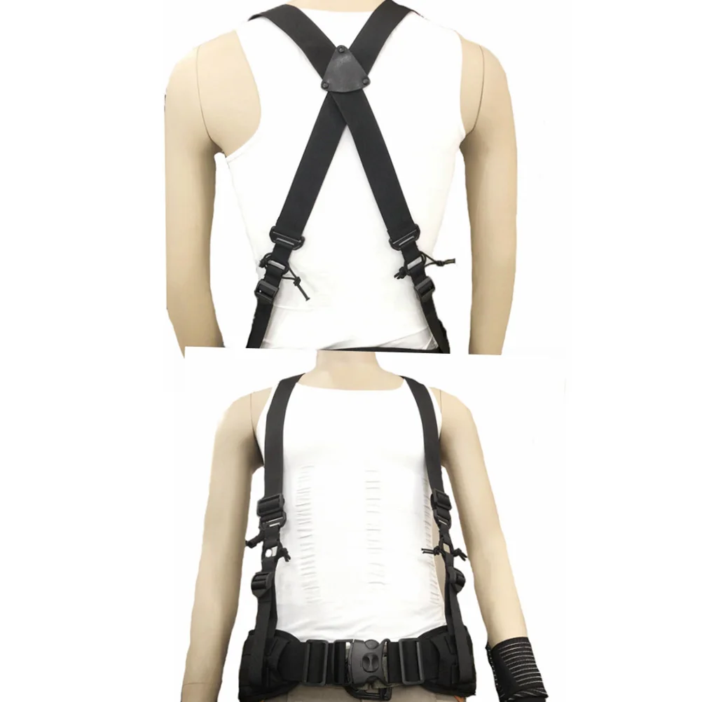 

Bag Shoulder Strap Duty Back Brace -Back Adjustable Suspenders Heavy Duty Pants Trousers Jeans Hunting
