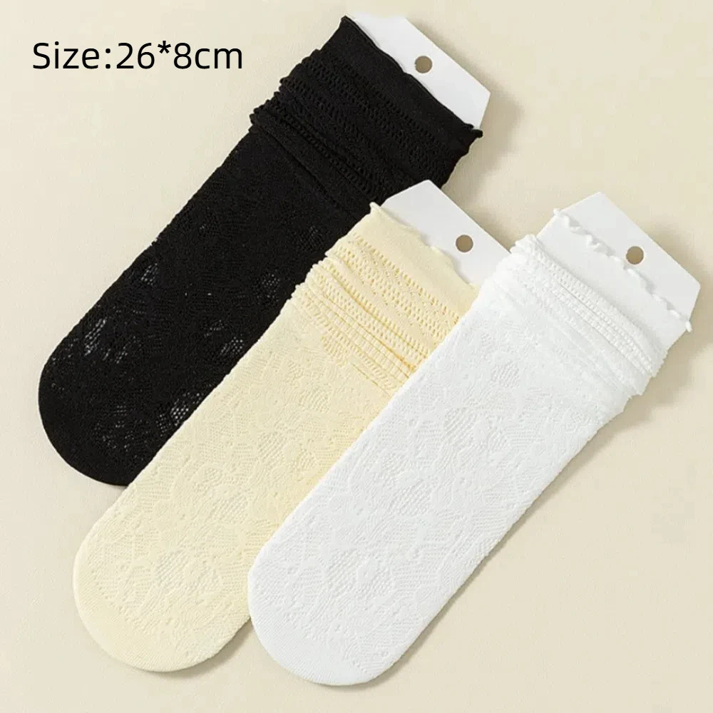 1Pairs جديد الجوف خارج شبكة سبليت تو الجوارب الدانتيل القطن اثنين من الأصابع الجوارب رقيقة جدا مريحة تابي سوكس النساء