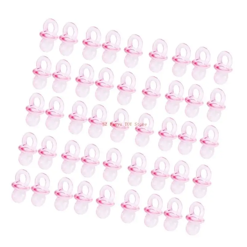 

96GC Синие/Розовые акриловые пустышки, 50 шт., для детского душа и украшения пола для вечеринки