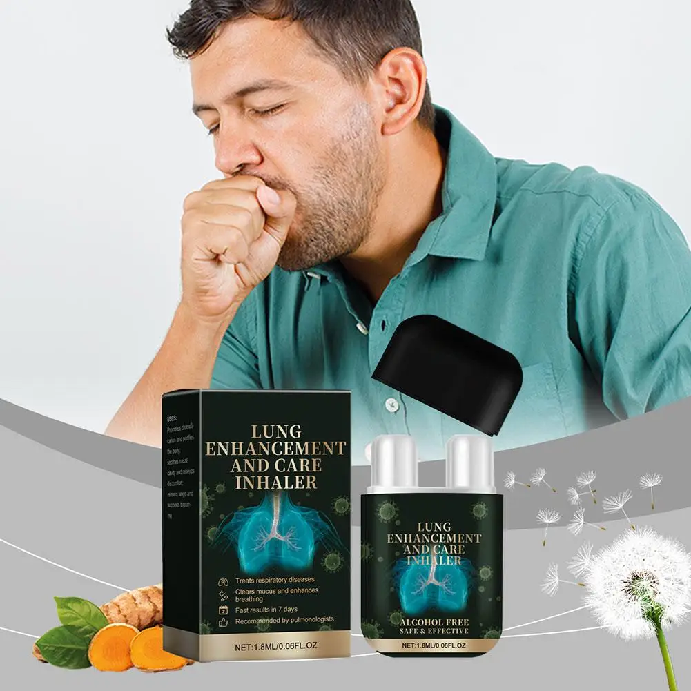 Cuidado de los pulmones de 1,8 ml, alivio del dispositivo de succión Nasal, cuidado y cuidado nasal suave, alivio de la circulación de la salud, cuidado, hollín respirable Purifi F9T4