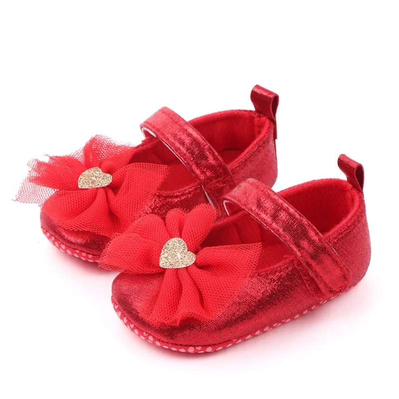 Scarpe da bambina Bowknot scarpe da ginnastica Casual antiscivolo scarpe da passeggio da principessa con suola morbida per bambini primi camminatori