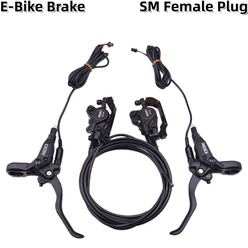 AliExpress XOD E300 E-Bike Hydraulic Disc Brake Set SM Female Plug Electric Folding MTB Bike Power Off ebrake