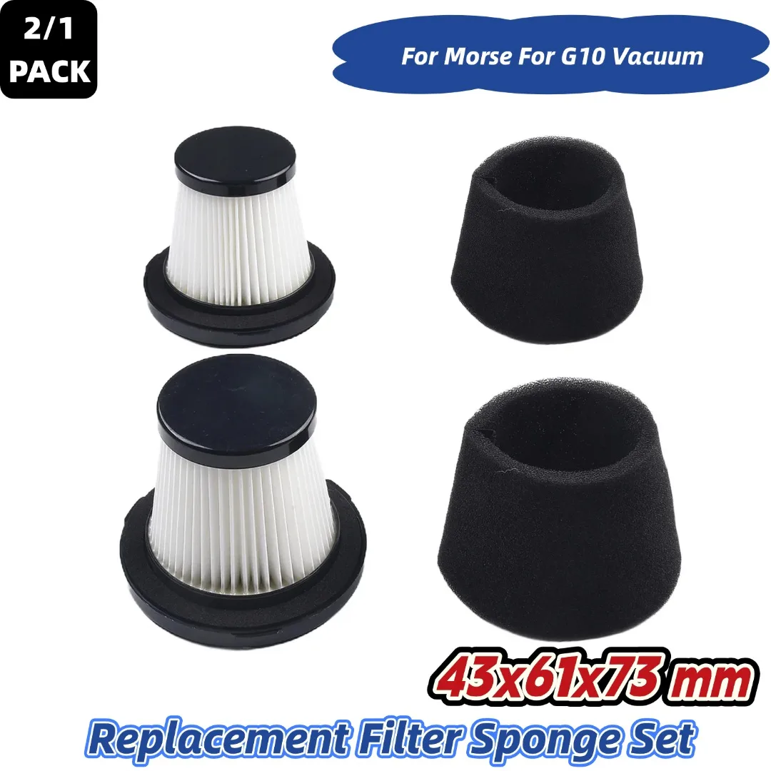 4/2/1 шт. сменный набор губок для фильтров, моющиеся и многоразовые фильтры для беспроводного пылесоса Morse G10, аксессуары