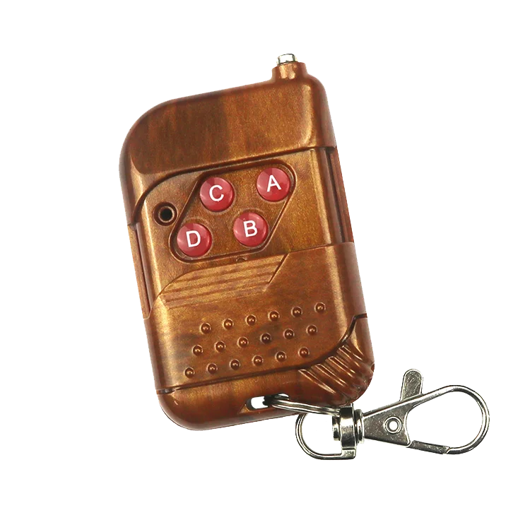 433Mhz Universal 4 Channel wireless Remote Control Cloning Copy Code Electric Garage Door Long Range Remote Key Fob