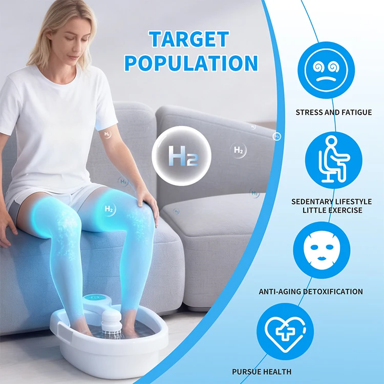 Foot Bath Detox Machine  Salon-Grade Ion Detox Foot Spa Basin  for Home Use