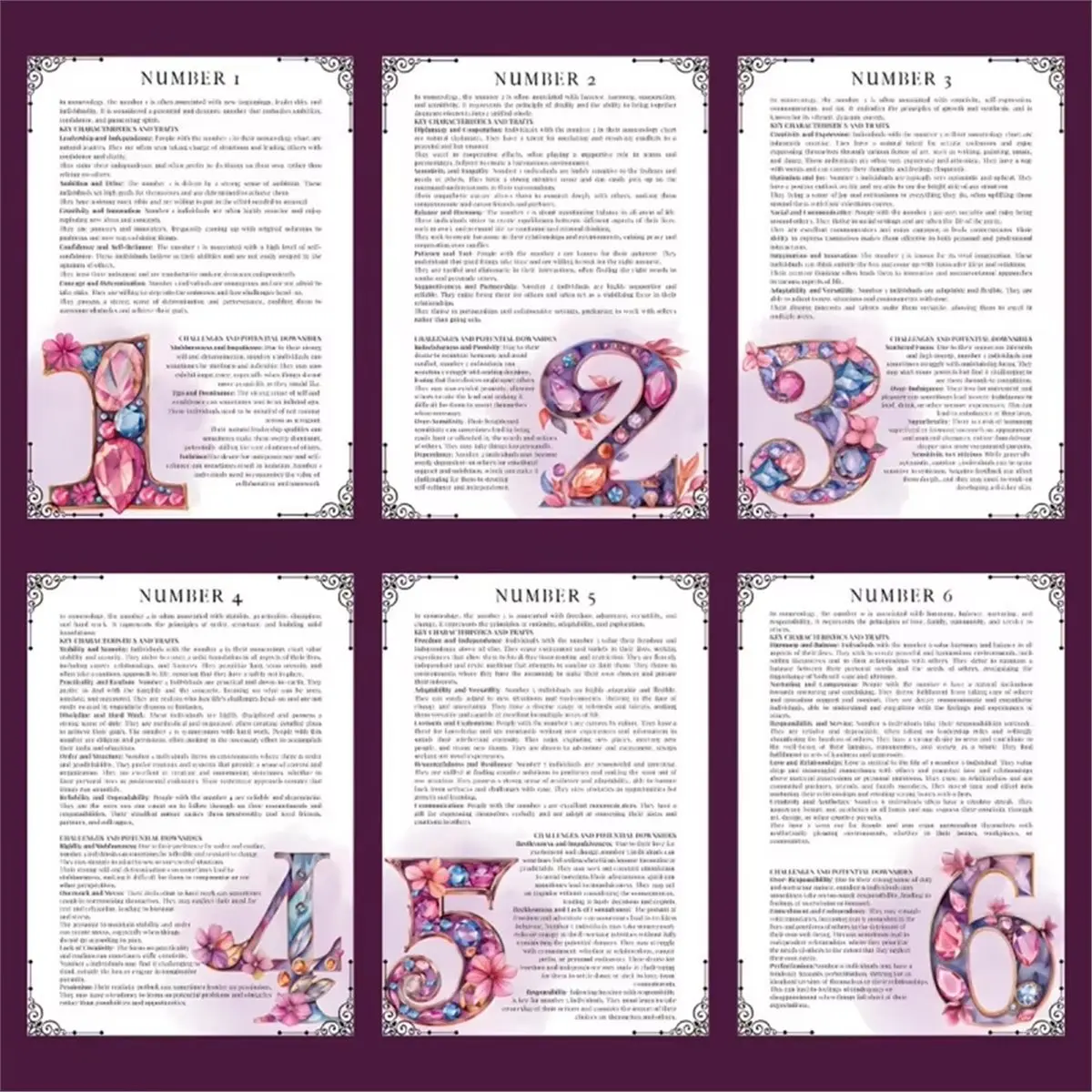 Numerology Grimoire Pages: Beginner'S Guide Interesting Magic Book for Home