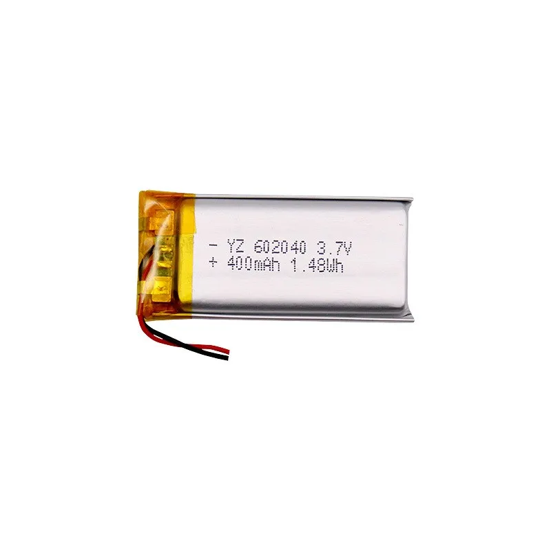 buy more will cheap Factory direct supply 602040 polymer lithium battery KC certification 400mAh bluetooth audio record