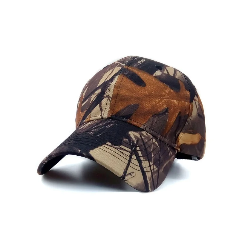 Camo Caps Real tree Jungle Bionic camouflage Hunting Snapback Hats Camo Baseball Cap for Men Women Peaked Sun Hats Cap