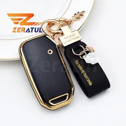 For Kia Sportage 2023 Kia Ray Sorento Soul Telluride Cerato 2020 K5 K8 2022 4Buttons TPU Shell Fob Holder Car Key Case Cover