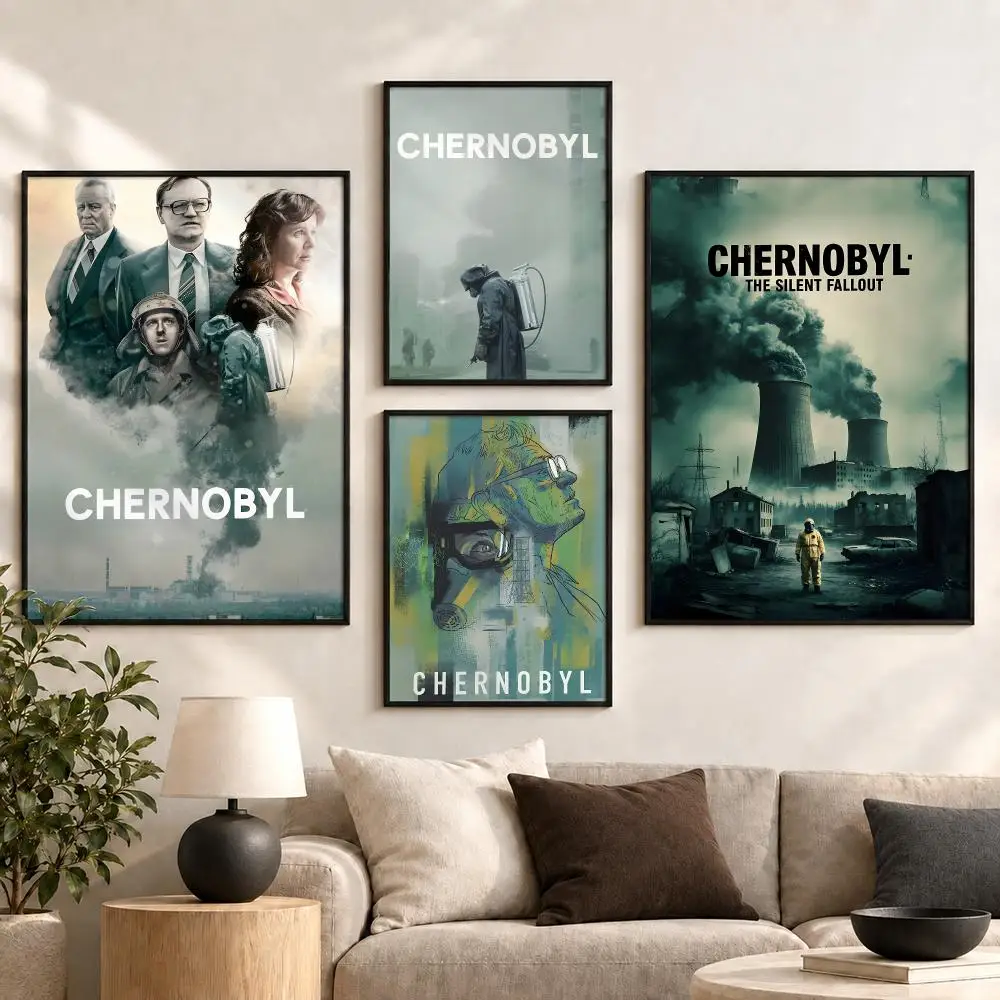 Chernobyl HBO Nuclear Disaster Drama Series Visuals Poster Aesthetic Art Print for Bedroom & Living Room Decor, Unframed
