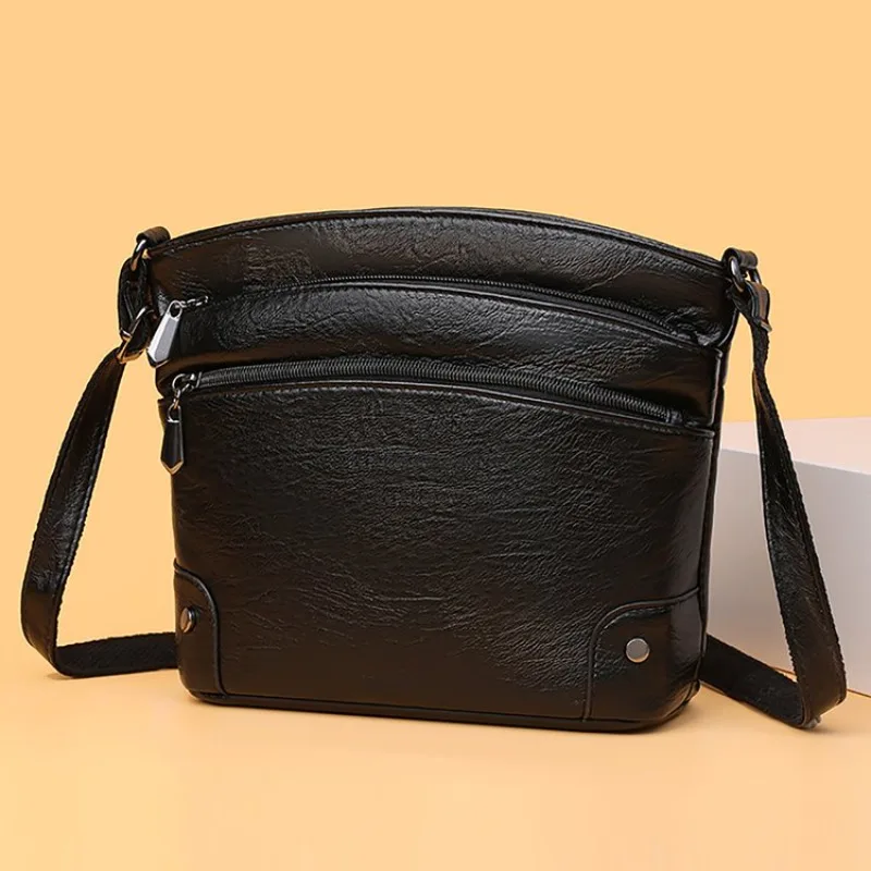 

Casual Luxury Minimalist Vintage Diaper Bag For Women Trendy Leather Tote With Elegant Classic Design And Crossbody Function