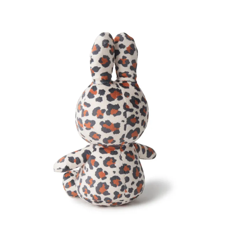 Miffy Kawaii Anime Cartoon Rabbit 23cm Leopard Print Stuffed Toys Appease Cure Cute Doll Baby Sleep Pillow Children Girls Gift